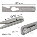 EDC Keychain Crowbar Hand Tools Titanium Pry Bar